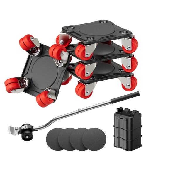 Ultra Furniture Mover with 8 Wheels – Heavy-Duty Double-Wheel Dolly Set - Picture 1 of 2